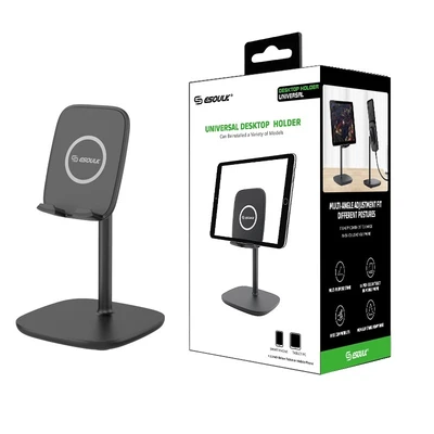 Black Universal Tablet Stand Desktop Holder