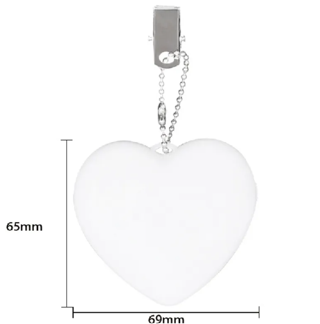 Glow Heart LED Handbag Charm & Night Light